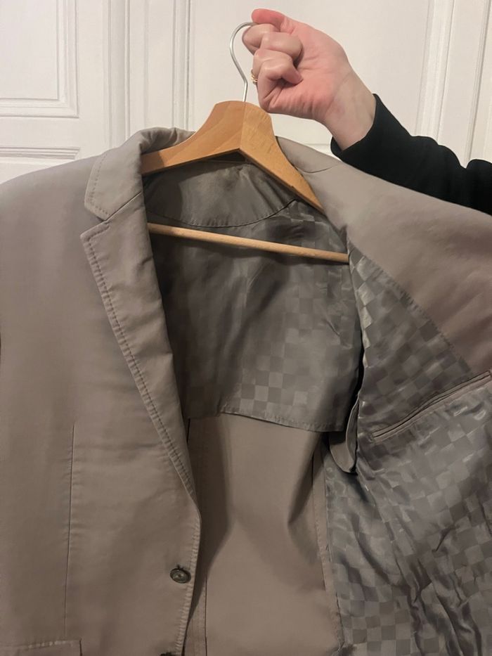 blazer taupe/ gris - photo numéro 5