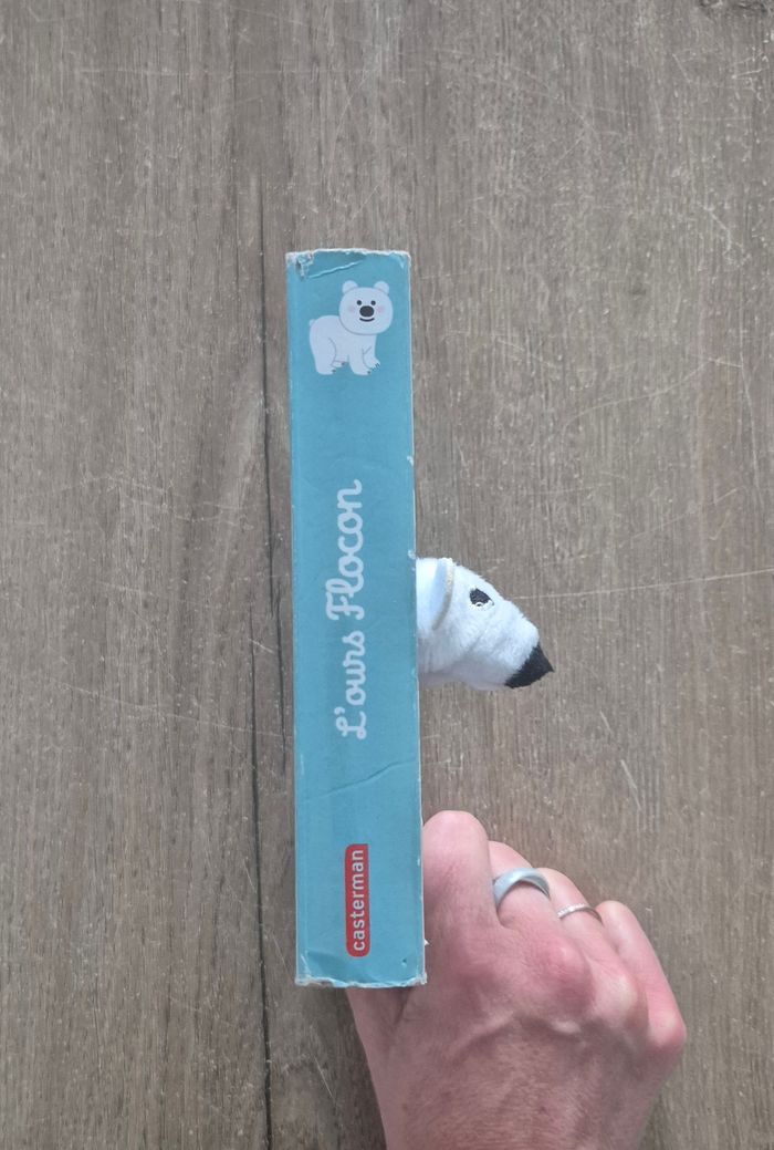 Grand livre marionnette L'ours Flocon - photo numéro 9