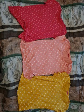 3 tee shirts femme