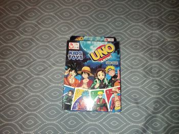 Jeux de société cartes UNO animés Naruto one piece DBZ dragon ball z demon slayer
