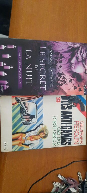 Lot 2 livres policier et suspense