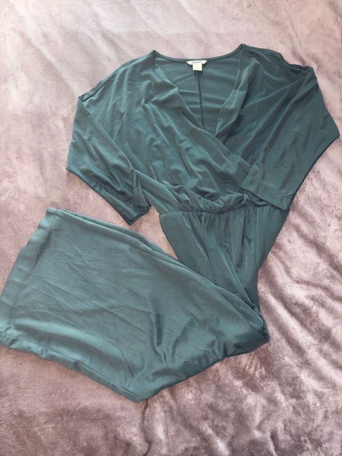 Combinaison verte Monki femme fluide taille S en bon état. - photo numéro 9