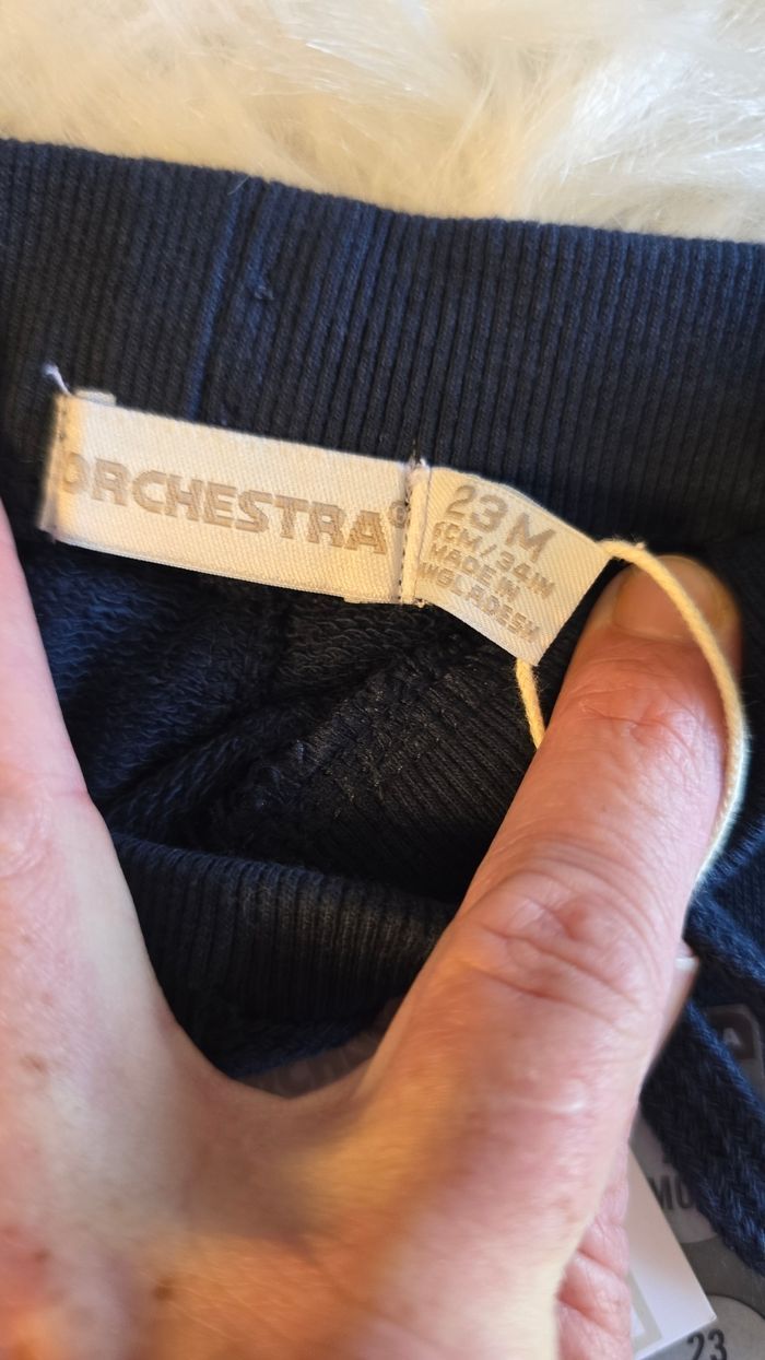 NEUFS (non portés)🏷🏷💙🤩 ensemble sweat zippé et pantalon de jogging 23 mois garçon 🤩💙 - photo numéro 5