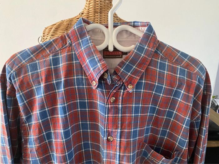 Chemise à carreaux Chevignon vintage homme taille XXL - photo numéro 6