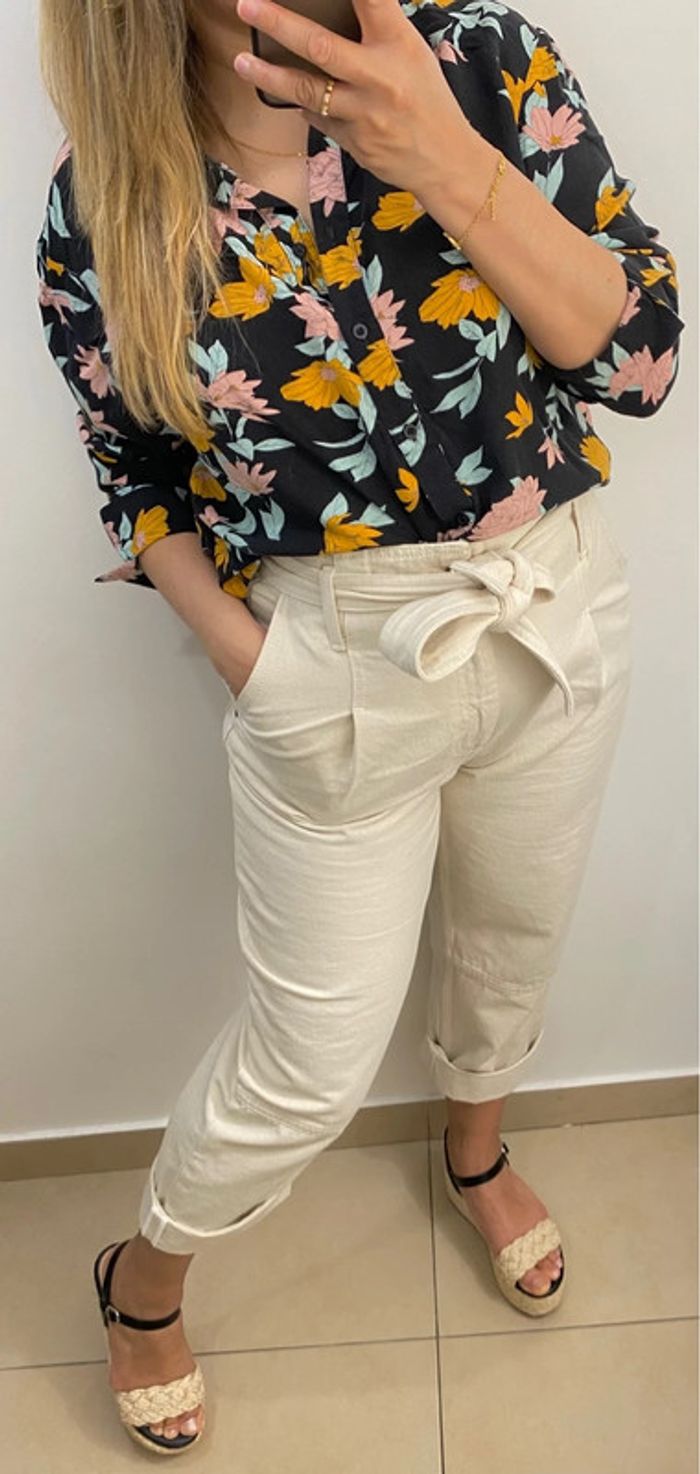 Chemise a fleurs - photo numéro 2