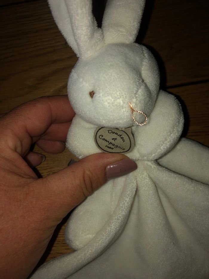 Doudou lapin mouchoir doudou et compagnie - photo numéro 2
