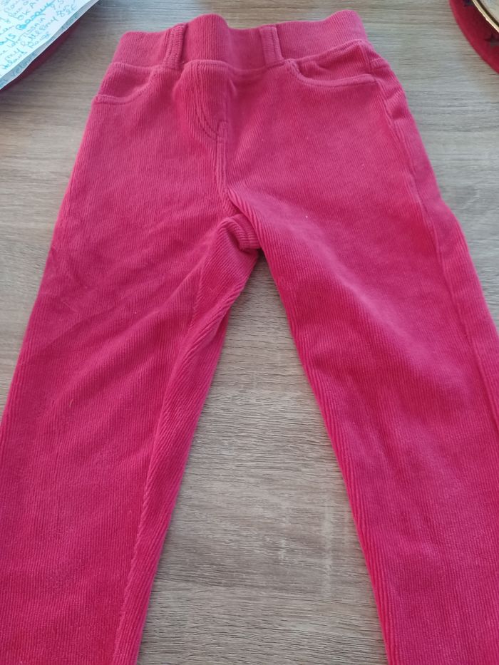 Legging velours 4 ans