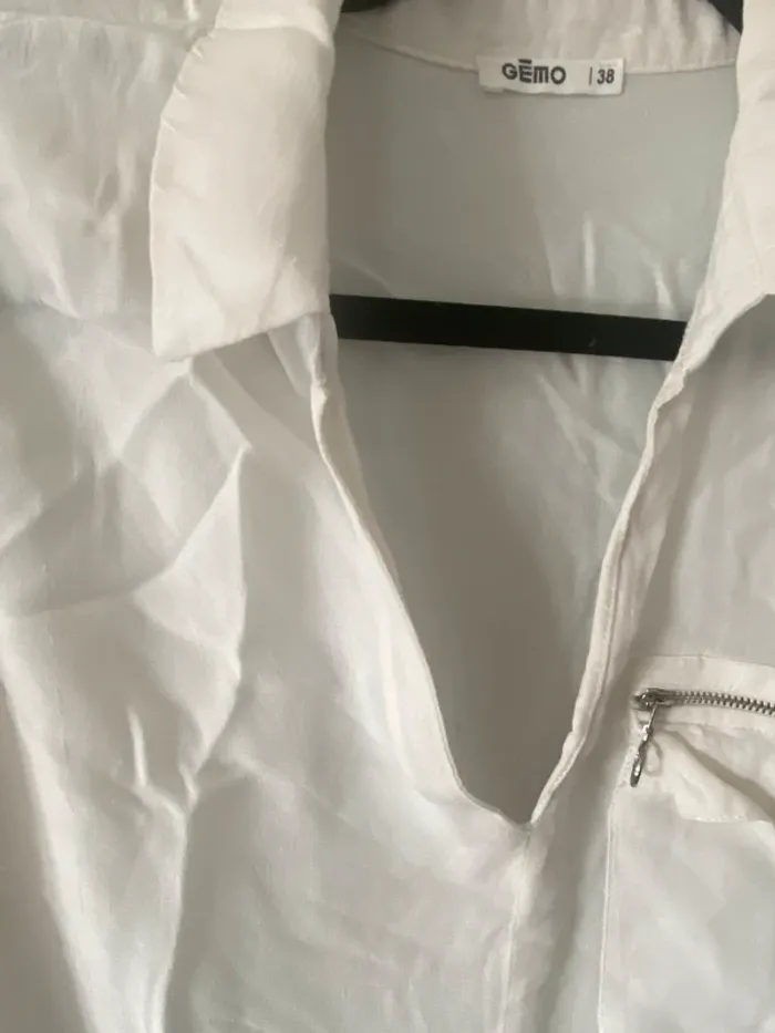 🤍 SublimeBlouse fluide blanche GEMO – Taille 38 🤍 TBE - photo numéro 3