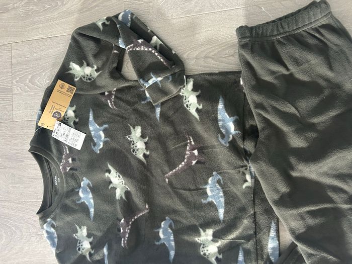 Pyjama polaire kaki 10 ans - photo numéro 6