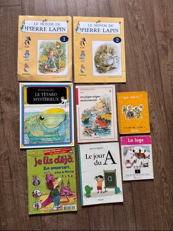 Lot 8 livres premières lectures tout seul