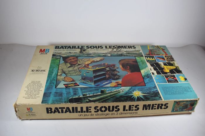 MB Bataille sous les mers 100% Complet Boite abimée