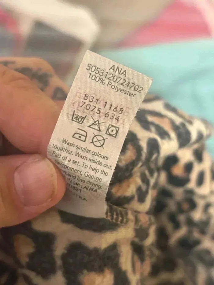 Pantalon léopard taille 48-50 marque george - photo numéro 4
