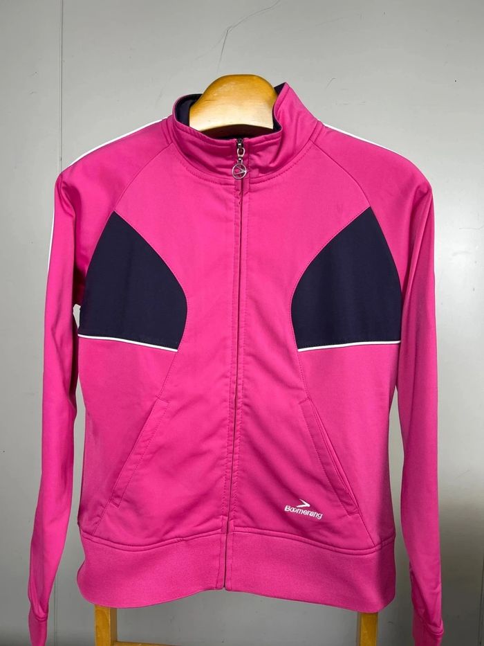Sudadera cremallera boomerang