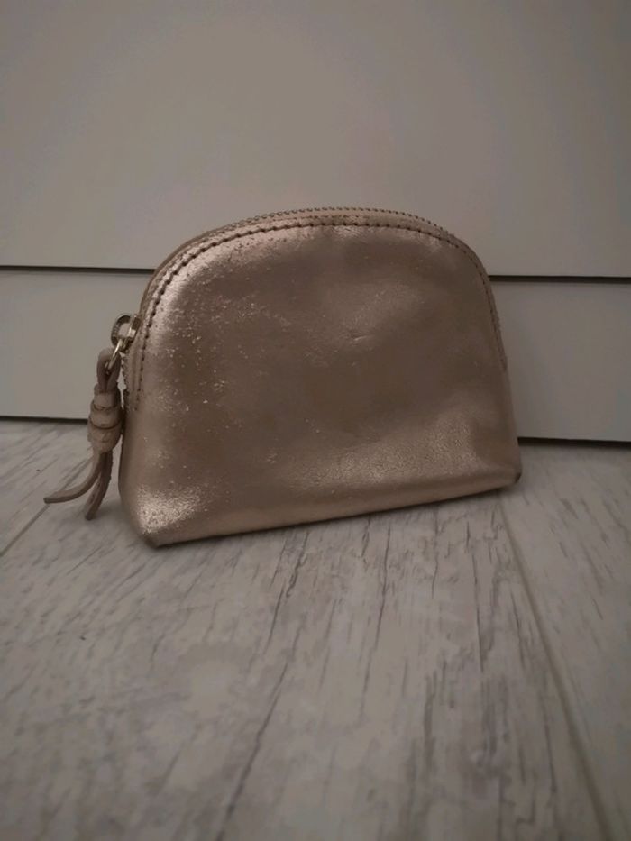 Pochette cuir