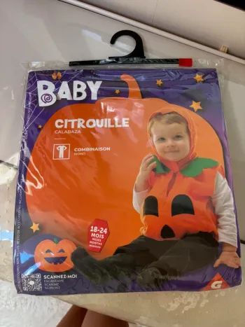 Déguisement citrouille