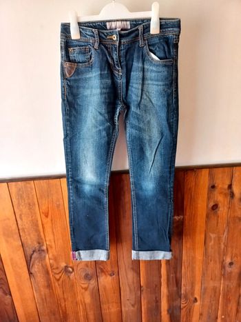 Jeans bas retourné