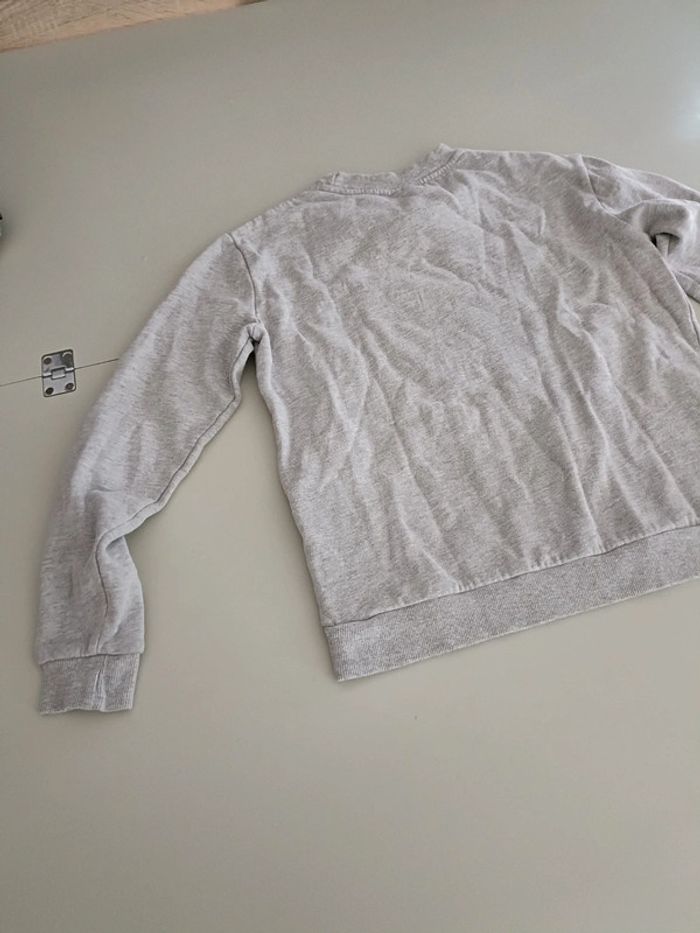 Pull Disney Mickey paillettes gris/noir taille xs - photo numéro 7