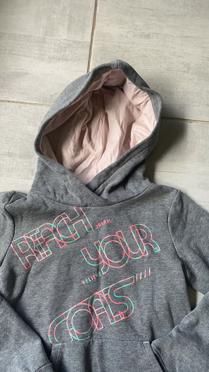 Sweat à capuche imprimé décathlon - photo numéro 2