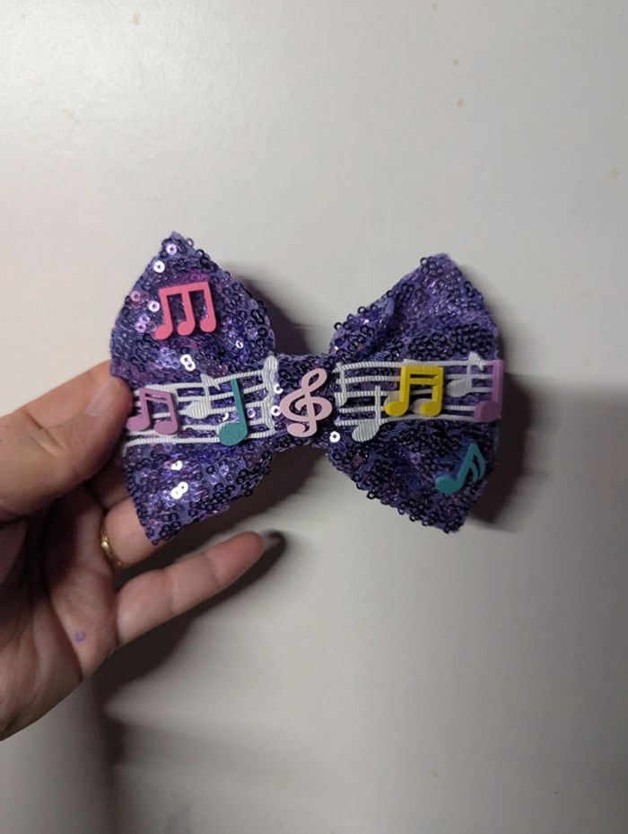 Nœud à paillettes “Viva la Musique”