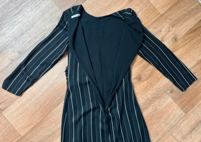 Magnifique robe longue noire et blanche - taille 34 - photo numéro 16