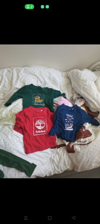 Lot tee shirt Timberland 18 mois