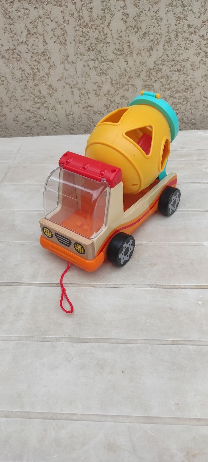 Camion benne en bois avec formes - photo numéro 2