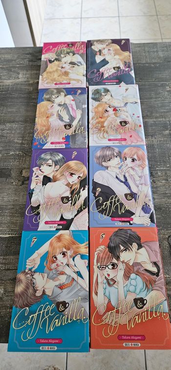 Lot tomes 1 à 8 - Coffee and Vanilla