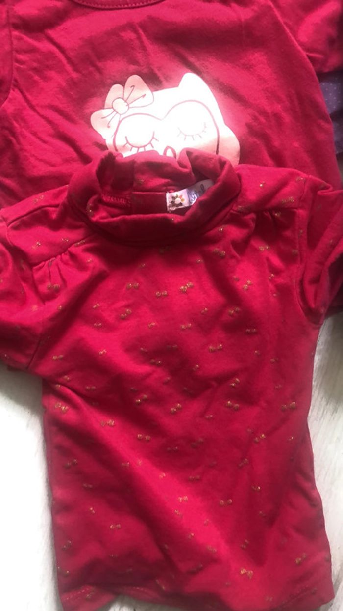 Lot blouse tee shirt ml et pantalon 3 mois - photo numéro 2