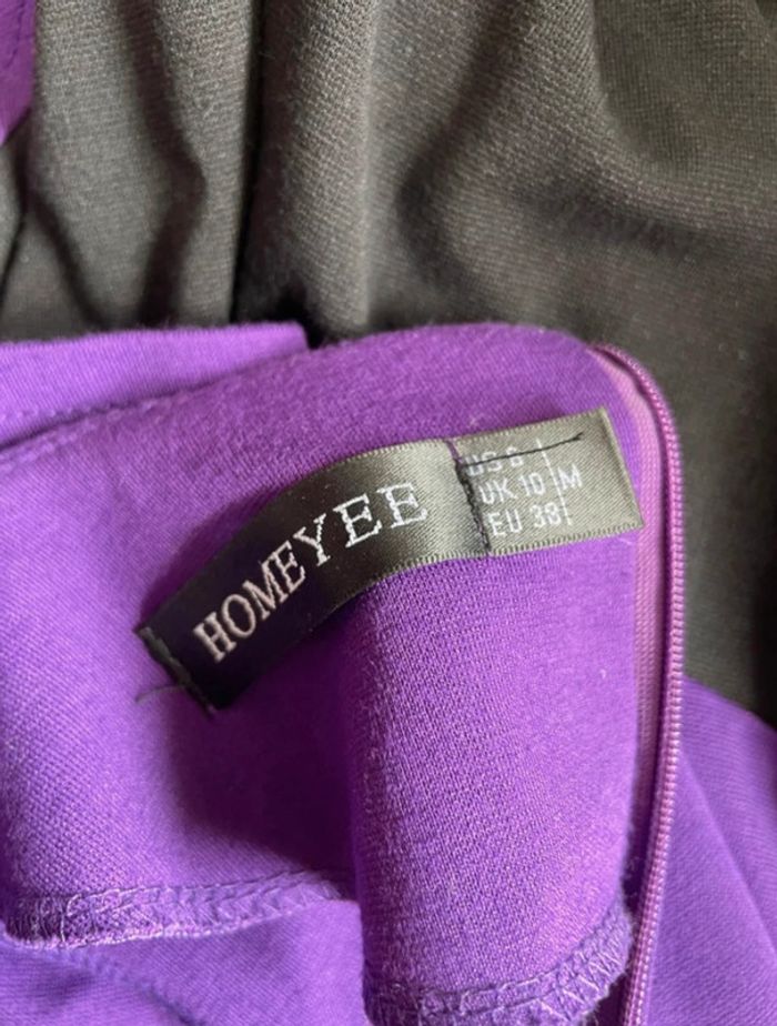 Robe noire et violette - photo numéro 6