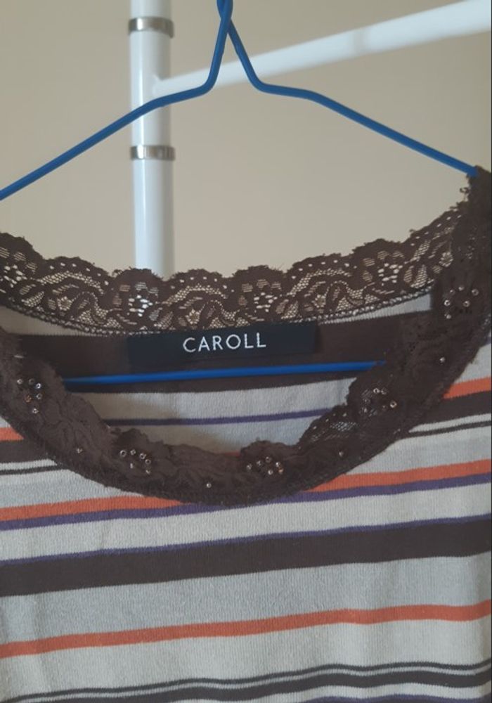 T-shirt Caroll, taille 36 - photo numéro 2
