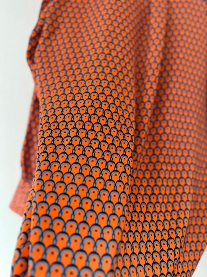 Blouse chemisier fluide orange Vera & Lucy Taille M - photo numéro 10