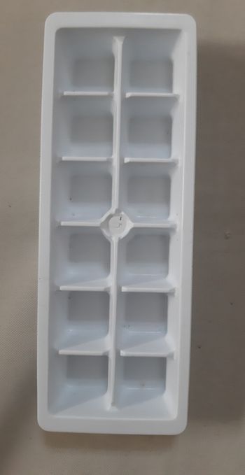 Petit bac à glaçons blanc