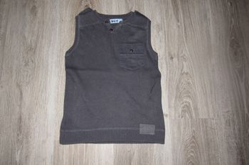 PULL FIN SANS MANCHE GRIS ANTHRACITE GARÇON - NKY BY KIABI - 8 ANS - n°02