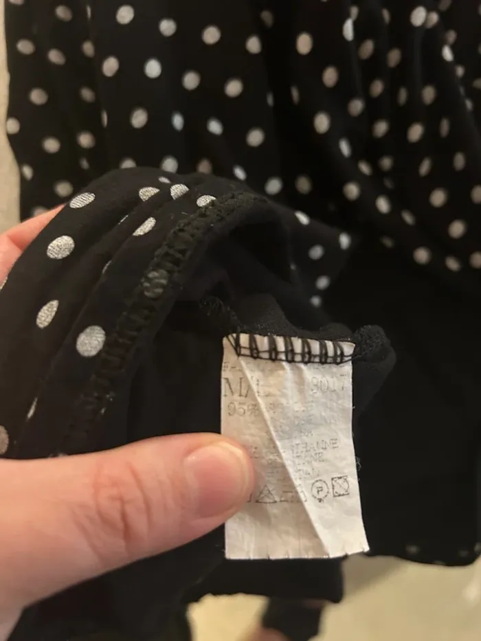Robe noire à pois blanc - photo numéro 4