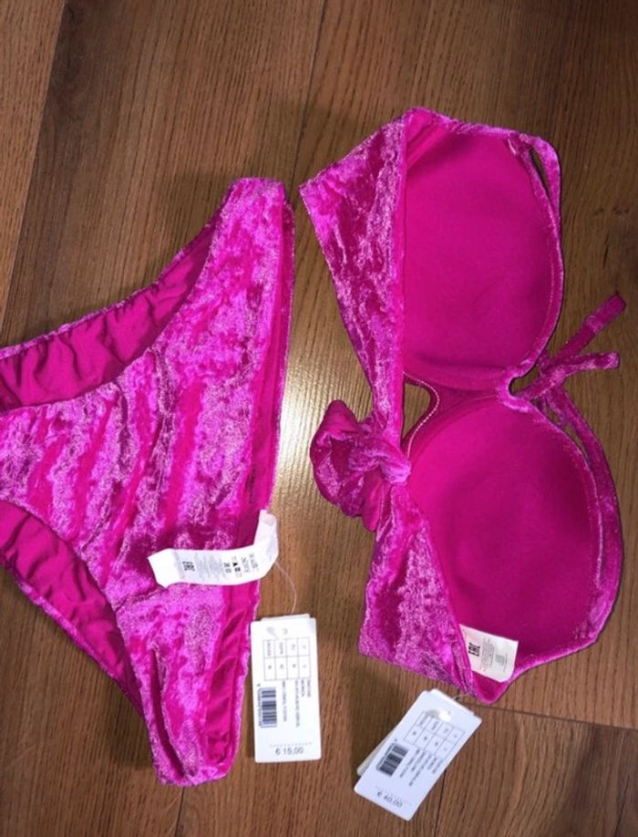 Maillot de bain deux pièces calzedonia plage💕 taille 38 M neuf avec étiquette - photo numéro 2