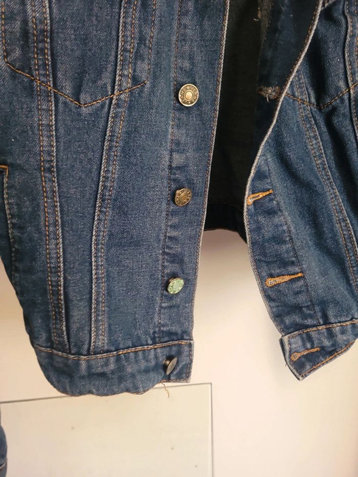 Veste en jeans bleu - photo numéro 2
