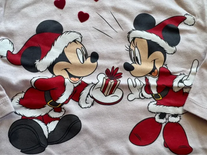 Tee shirt Minnie Noël 18/24 mois - photo numéro 2