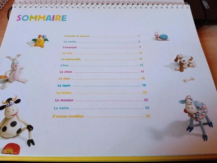 Livre animaux en pâte à modeler - photo numéro 3