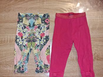 Lot 2 leggings 9 mois