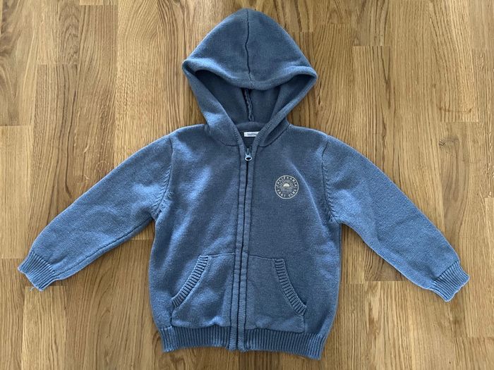 Pull zippé à capuche Bout’chou 36 mois - photo numéro 2