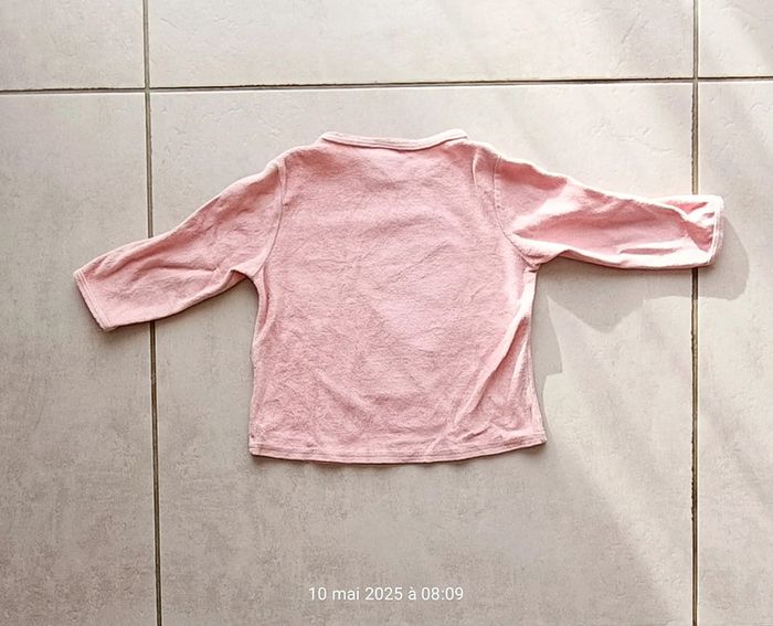 2 hauts de pyjamas velours - 24 mois - photo numéro 3