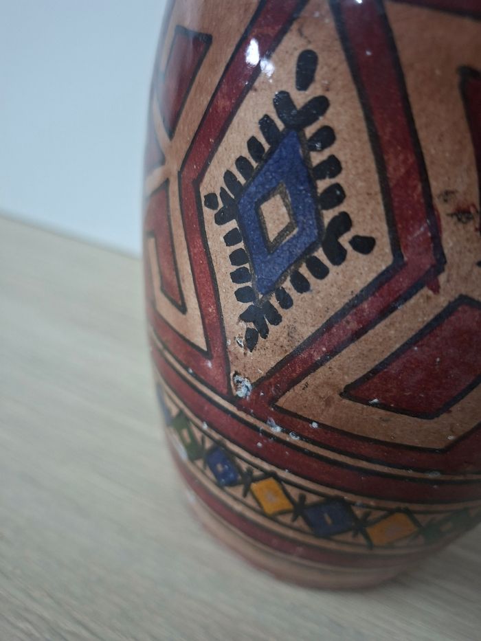 Ancien vase  oriental - Signé Safi - photo numéro 2