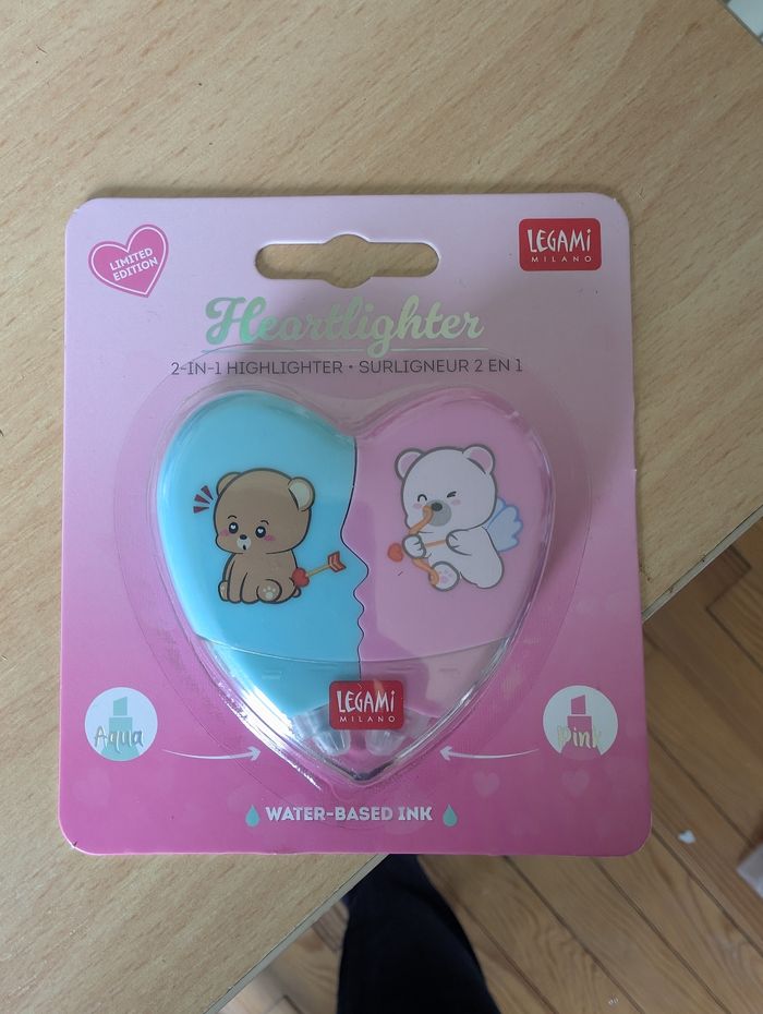 Surligneur Legami édition limitée saint Valentin