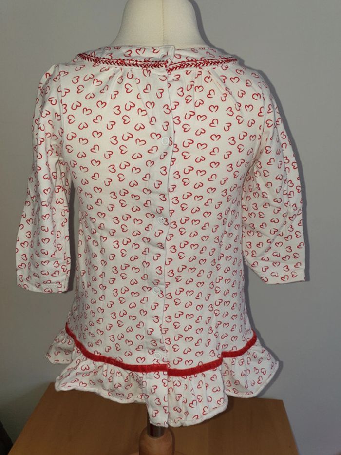 Ensemble tunique coeurs et legging Orchestra 12 mois - photo numéro 3