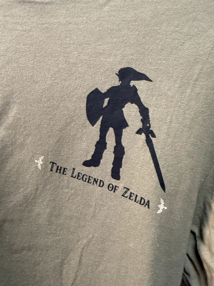 T-shirt kaki homme celio collection the legend of Zelda taille s - photo numéro 2