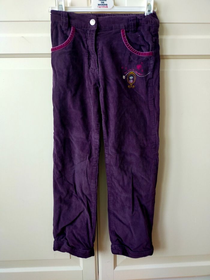 Pantalon velours taille 7 ans