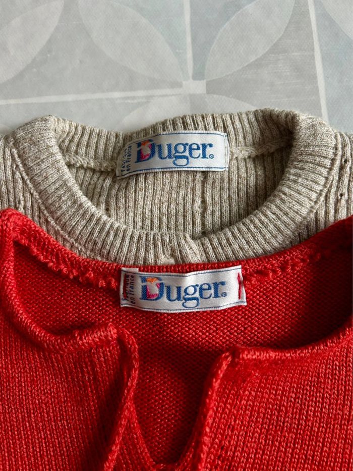 Lot pull- Gilet - fille - 6 ans - Duger- En très bon état - photo numéro 3