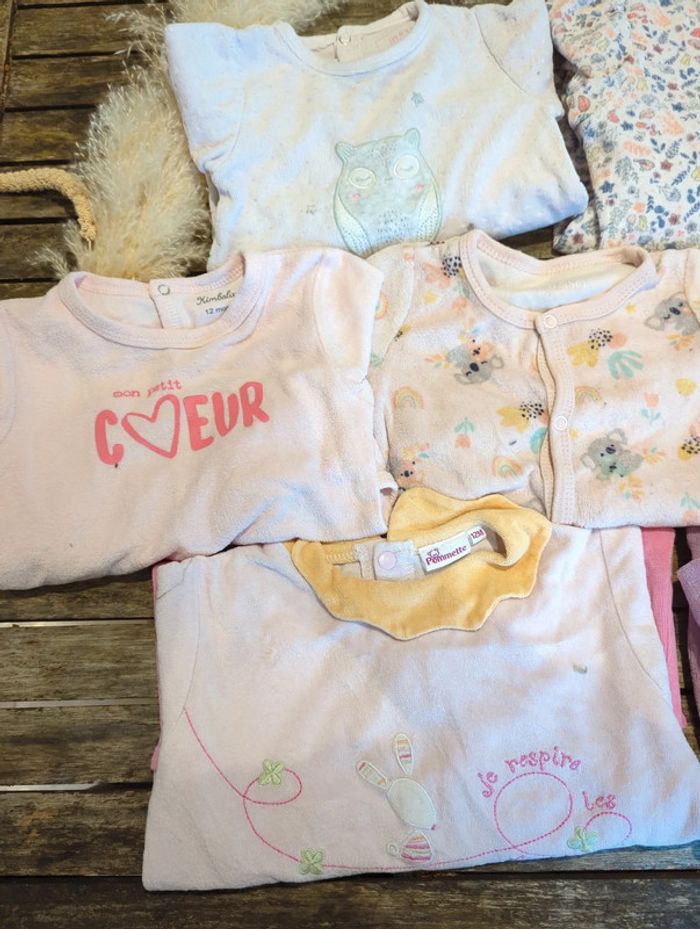 Lot de sept pyjamas 12 mois - photo numéro 3