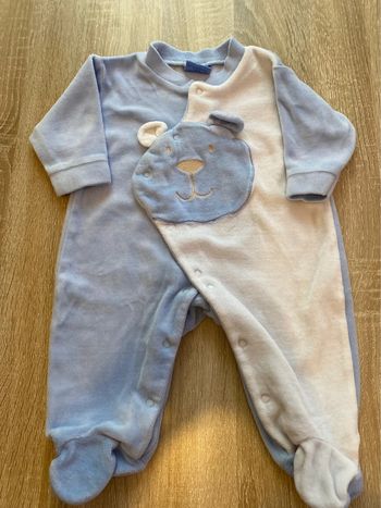 Pyjama velours 3 mois