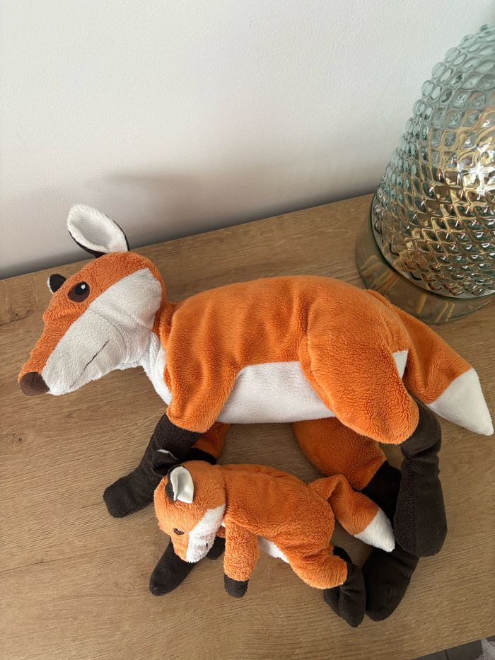 Peluche maman et bébé renard IKEA - photo numéro 4